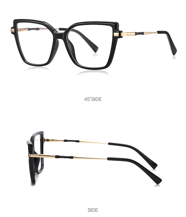 VKYEE Fashionable Versatile Butterfly Simple Design Women's Anti-blue Light Glasses Photochromic Can Be Customized Prescription