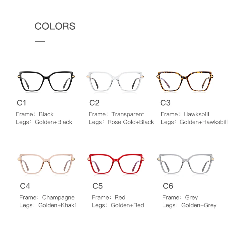 VKYEE Fashionable Versatile Butterfly Simple Design Women's Anti-blue Light Glasses Photochromic Can Be Customized Prescription