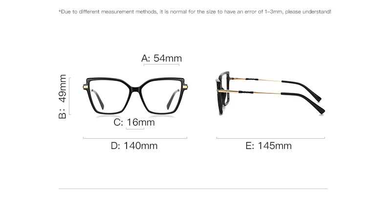 VKYEE Fashionable Versatile Butterfly Simple Design Women's Anti-blue Light Glasses Photochromic Can Be Customized Prescription