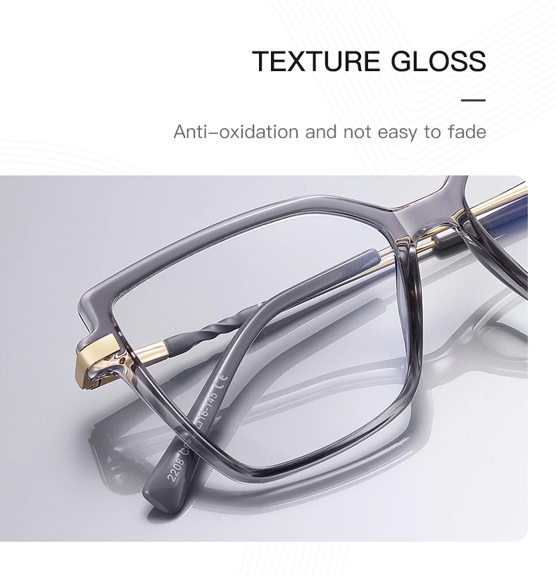 VKYEE Fashionable Versatile Butterfly Simple Design Women's Anti-blue Light Glasses Photochromic Can Be Customized Prescription