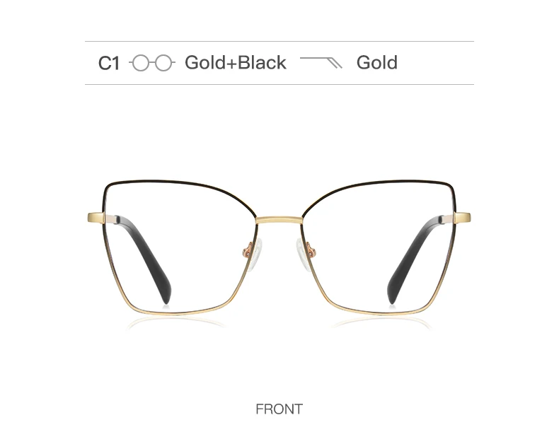 VICKY New Design Prescription Glasses Women Reading Glasses Butterfly Frame Customized Prescription Eyewear Face Contouring 3086