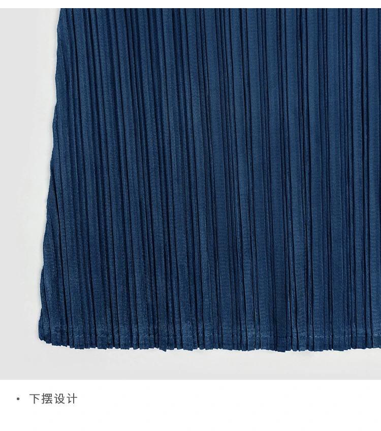 Women's Shirt Miyake Pleated Lapel Long Sleeve Shirt Casual Versatile Loose Plus Size Shirt Pleated Cardigan Tops 2024 Fall New