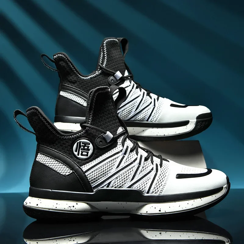 High Top Mesh Running Shoes Korean Fashion Students Casual Sneaker Non-slip Versatile Couple Shoes Masculino Zapatillas Hombre