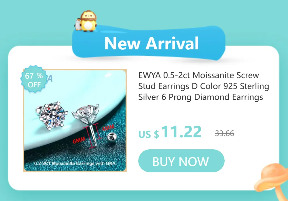 EWYA 3mm 4mm 5mm Moissanite Tennis Bracelet for Women Men 925 Silver Plated 18k Gold Pass Diamond Tester Link Bracelets Bangle