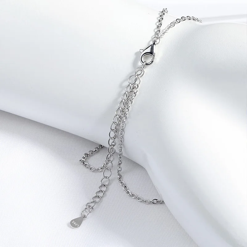 Smyoue Marquise Cut Bubbles Moissanite Bracelets for Women Adjustable 14-19cm Lab Grown Diamond Chain Pure S925 Silver Jewelry