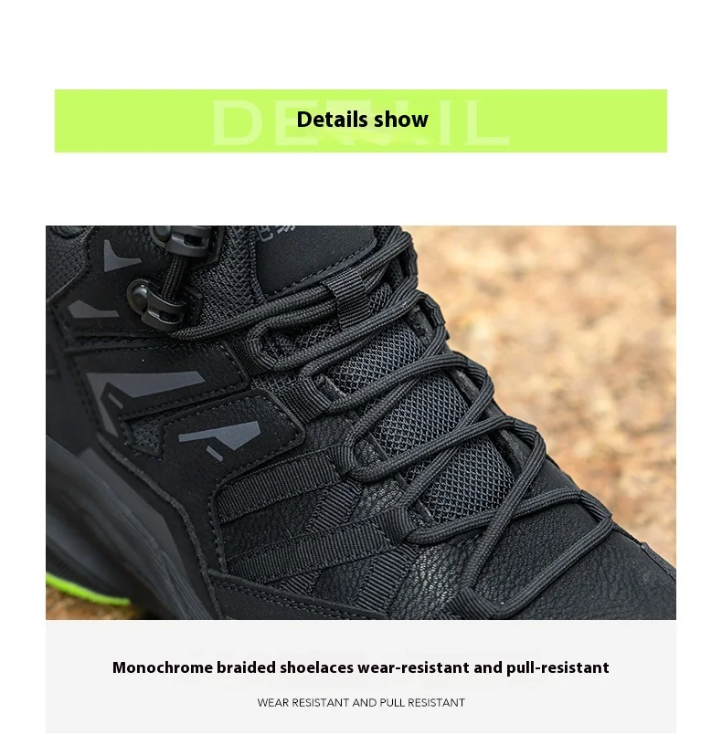 Fashion Men Safety Boots With Steel Toe Cap Anti-smash Work Safety Shoes Men Indestructible Work Hiking Warehouse Shoes