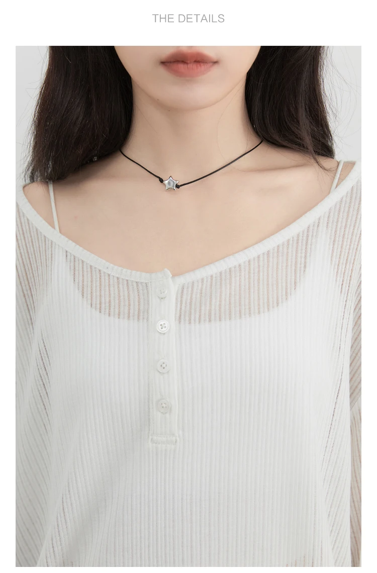 CHIC VEN Women T-Shirts Casual Loose New Slightly Transparent O Neck Female Top Thin Sun Protection Tees Spring Summer 2025