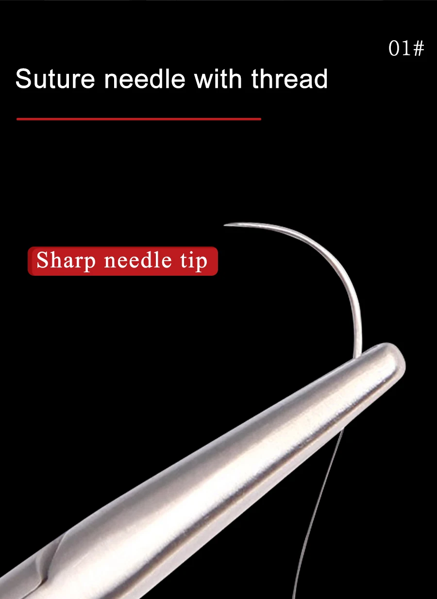 Medical Suture Ophthalmic Shovel Needle 10-0 With Needle Suture Ophthalmic Nylon Monofilament Suture