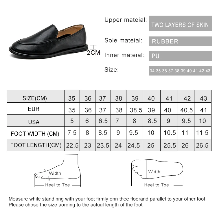DIMANYU Women's Loafers Spring 2026 New Genuine Leather Women's Flat Shoes Soft Soles Slip-on Large Size Loafers Ladies
