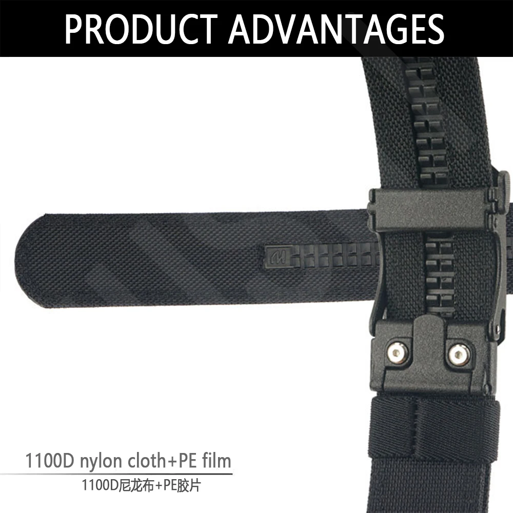 TUSHI Army Tactical Belt Quick Release Military Airsoft Training Molle Belt Outdoor Shooting Hiking Hunting Sports Belt