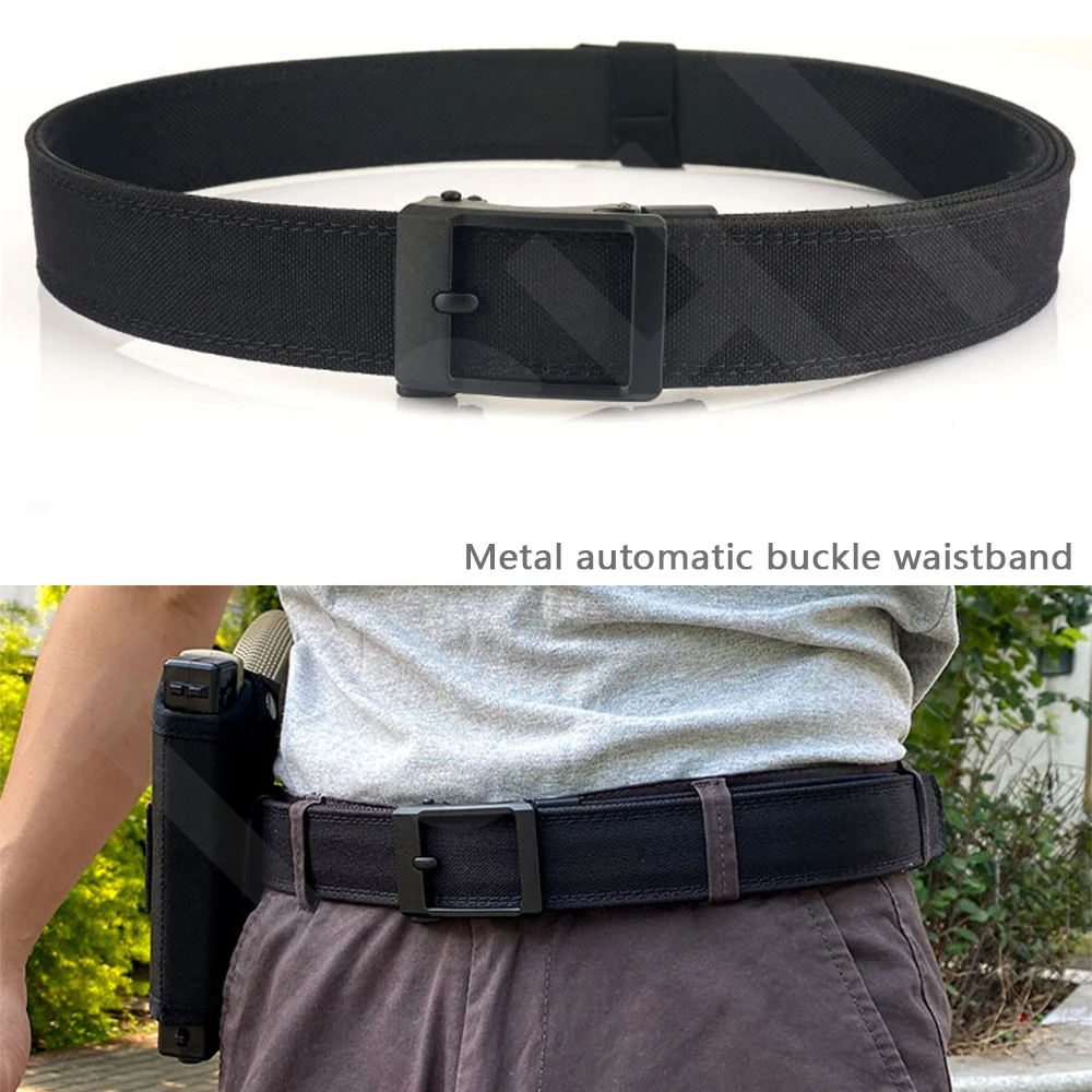 TUSHI Army Tactical Belt Quick Release Military Airsoft Training Molle Belt Outdoor Shooting Hiking Hunting Sports Belt