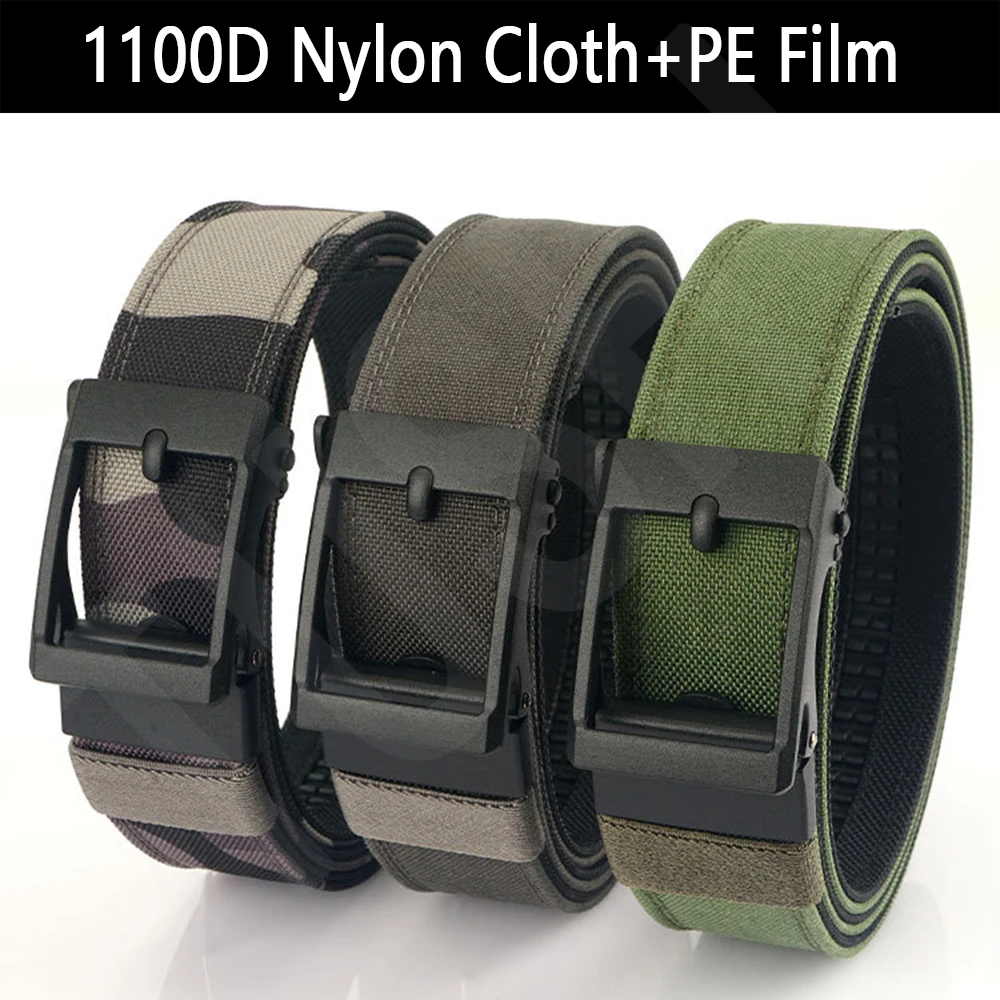 TUSHI Army Tactical Belt Quick Release Military Airsoft Training Molle Belt Outdoor Shooting Hiking Hunting Sports Belt