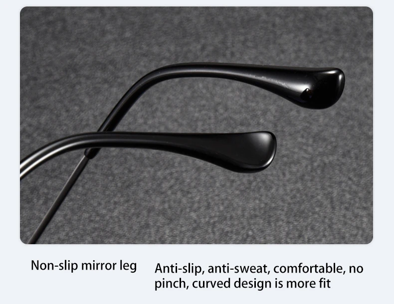 VKYEE Ultralight Business Men's Eyeglasses Pure Titanium Eyeglasses Frame Business Half Frame Can Be Customized Prescription 804