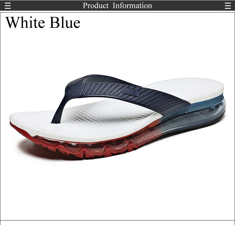 Men Air Cushion Flip Flops Slippers Women Indoor Outdoor Beach Luxury Brand Summer Shoes Claquette Homme Chanclas Hombre