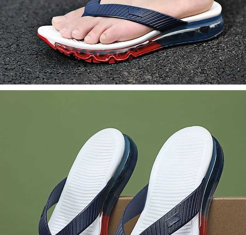 Men Air Cushion Flip Flops Slippers Women Indoor Outdoor Beach Luxury Brand Summer Shoes Claquette Homme Chanclas Hombre