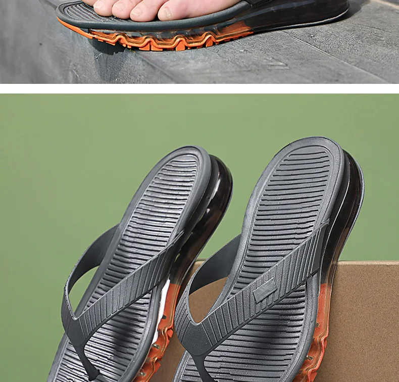 Men Air Cushion Flip Flops Slippers Women Indoor Outdoor Beach Luxury Brand Summer Shoes Claquette Homme Chanclas Hombre