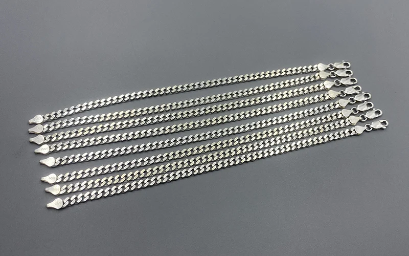 Sinya 925 Sterling Silver Cuban Chain Bracelet Hot Sale Biggest Promotion Pure Real Silver Fine Jewelry Man Women Bracelets