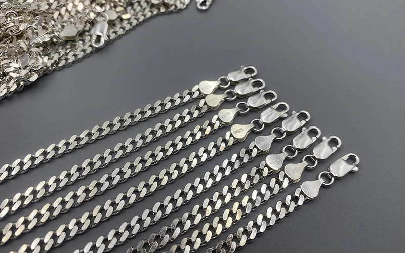 Sinya 925 Sterling Silver Cuban Chain Bracelet Hot Sale Biggest Promotion Pure Real Silver Fine Jewelry Man Women Bracelets