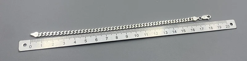 Sinya 925 Sterling Silver Cuban Chain Bracelet Hot Sale Biggest Promotion Pure Real Silver Fine Jewelry Man Women Bracelets