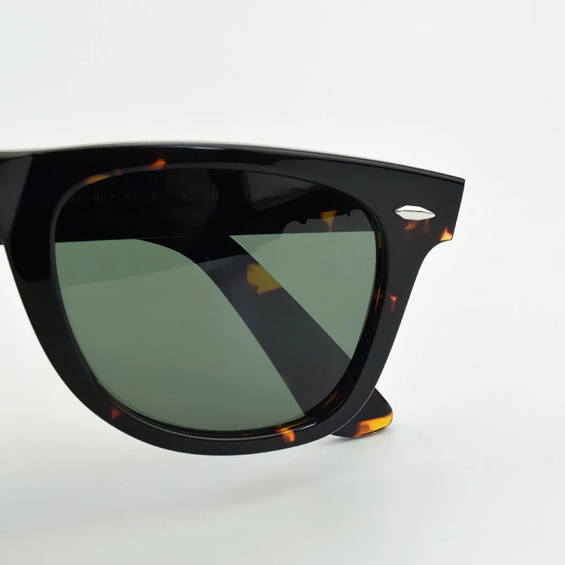 SUN glasses classics Glass lens Acetate sun glasses men Y-2140 Double rivet Design Goggles Elegant Female Square UV sunglass