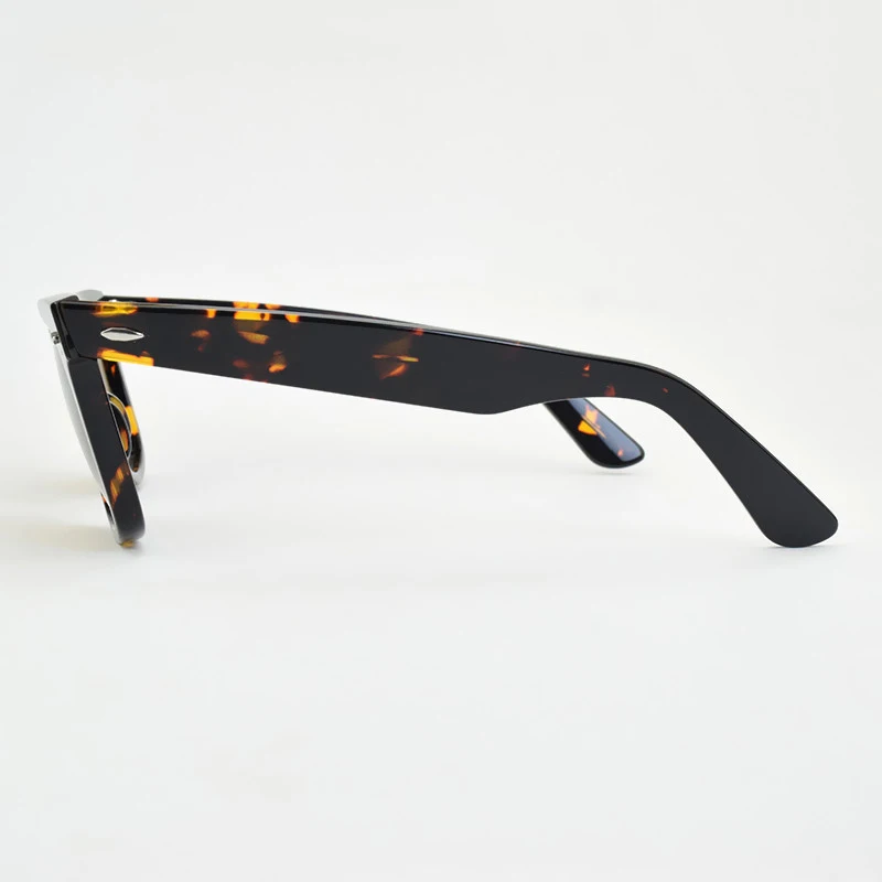 SUN glasses classics Glass lens Acetate sun glasses men Y-2140 Double rivet Design Goggles Elegant Female Square UV sunglass