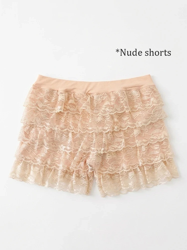REDDACHiC Medieval Retro Satin Mini Dress & Lace Shorts Coquette Floral Corset Camisole Rompers Date Party Summer Women Clothes