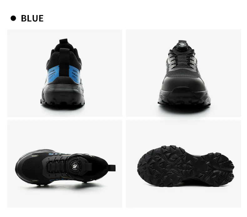 Lightweight Men's Safety Shoes Anti-Smash Work Shoes Anti Puncture Security Protection Shoes Steel Toe Sneakers Men Boots 2026