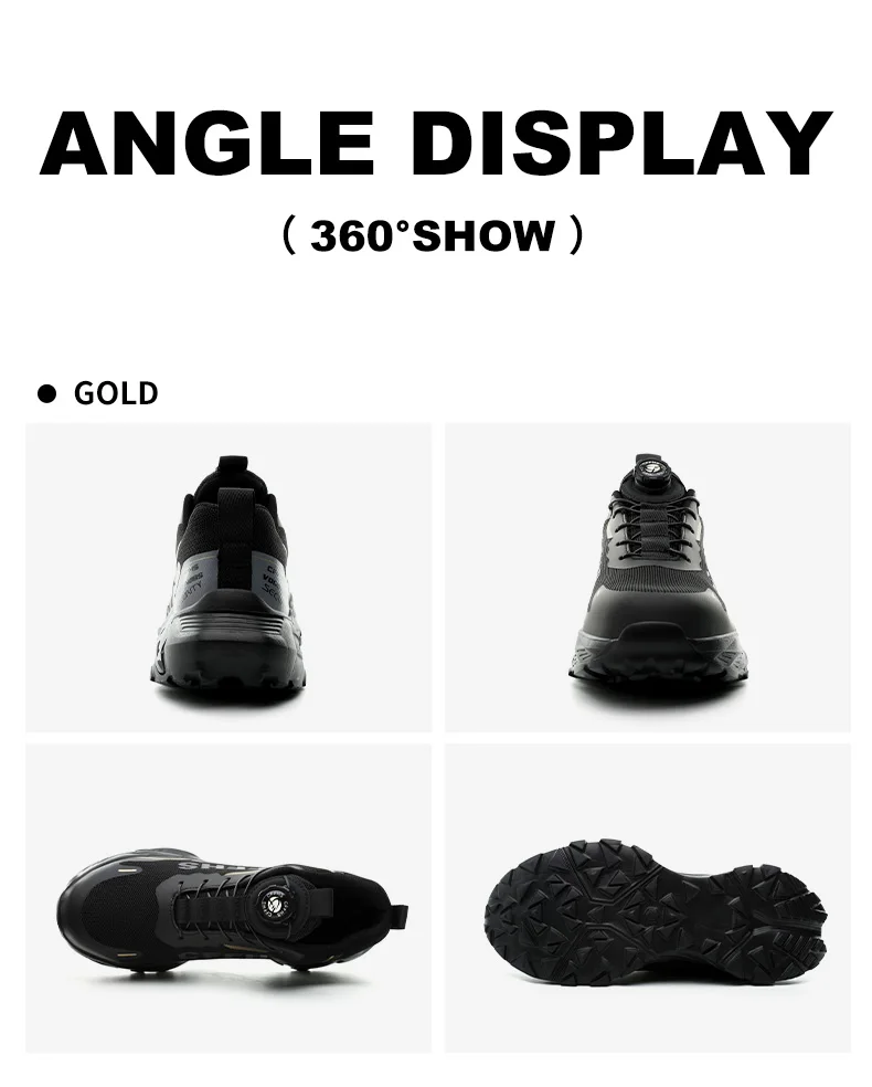 Lightweight Men's Safety Shoes Anti-Smash Work Shoes Anti Puncture Security Protection Shoes Steel Toe Sneakers Men Boots 2026