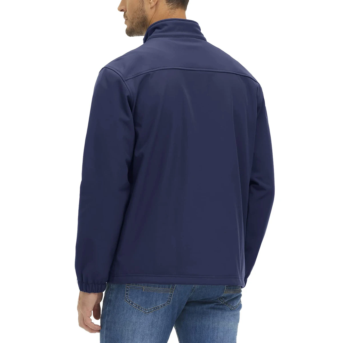 TACVASEN Men's Waterproof Outdoor Hiking Jacket Full Zip Windproof Fleece Lining Warm Fall Winter Work Casual Jackets