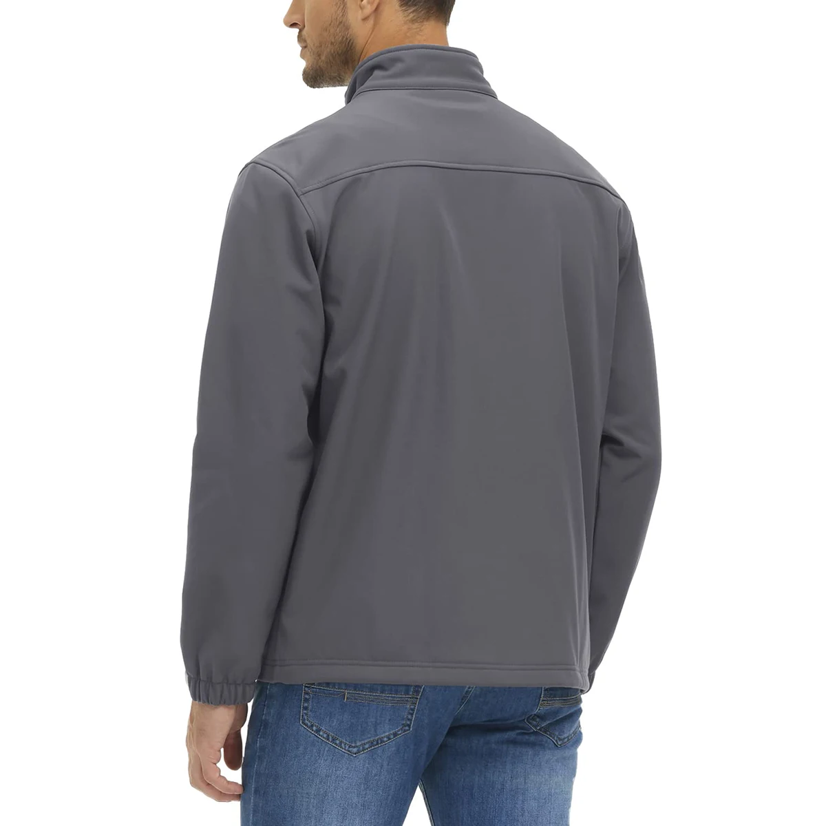 TACVASEN Men's Waterproof Outdoor Hiking Jacket Full Zip Windproof Fleece Lining Warm Fall Winter Work Casual Jackets