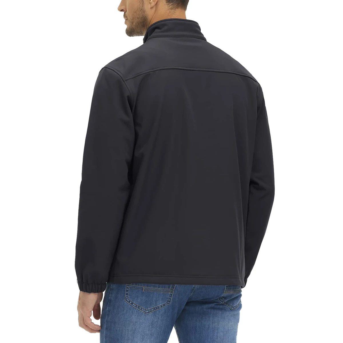 TACVASEN Men's Waterproof Outdoor Hiking Jacket Full Zip Windproof Fleece Lining Warm Fall Winter Work Casual Jackets