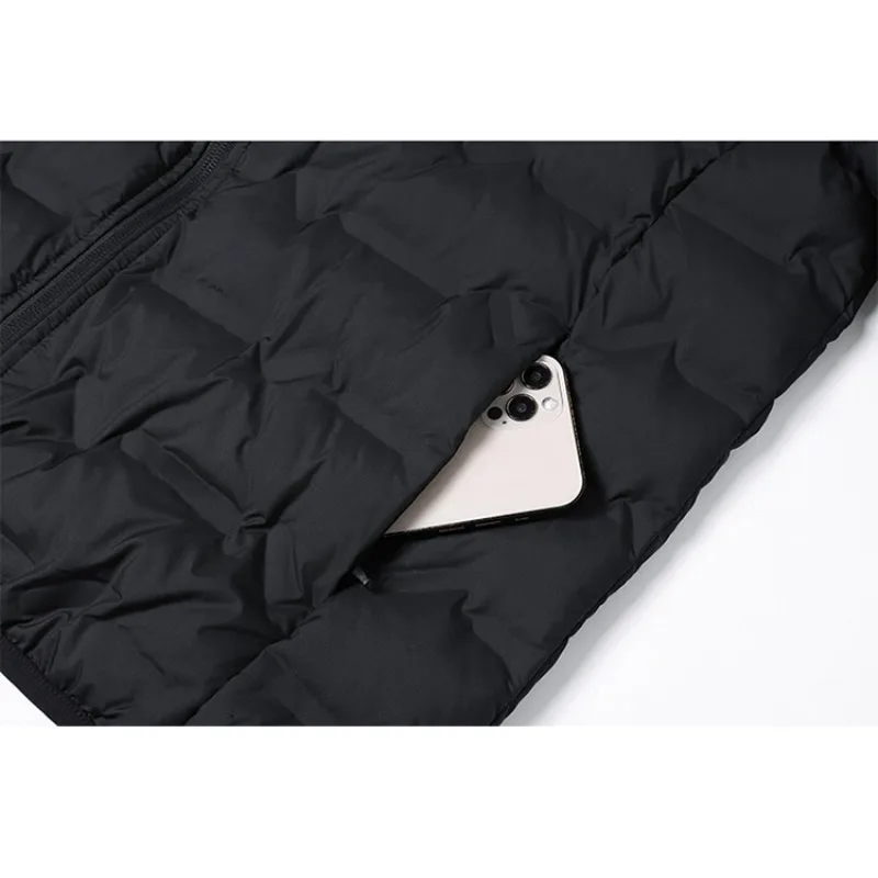 LEOSOXS-Men's outerwear made of graphene material, warm and casual, lightweight stand up collar, winter casual warm top