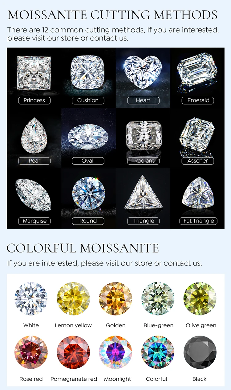 Real White Circular Moissanite Diamond Fashion Simple Wedding Band Ring for Women's Daily Wear Fashioned Trendy Jewelry