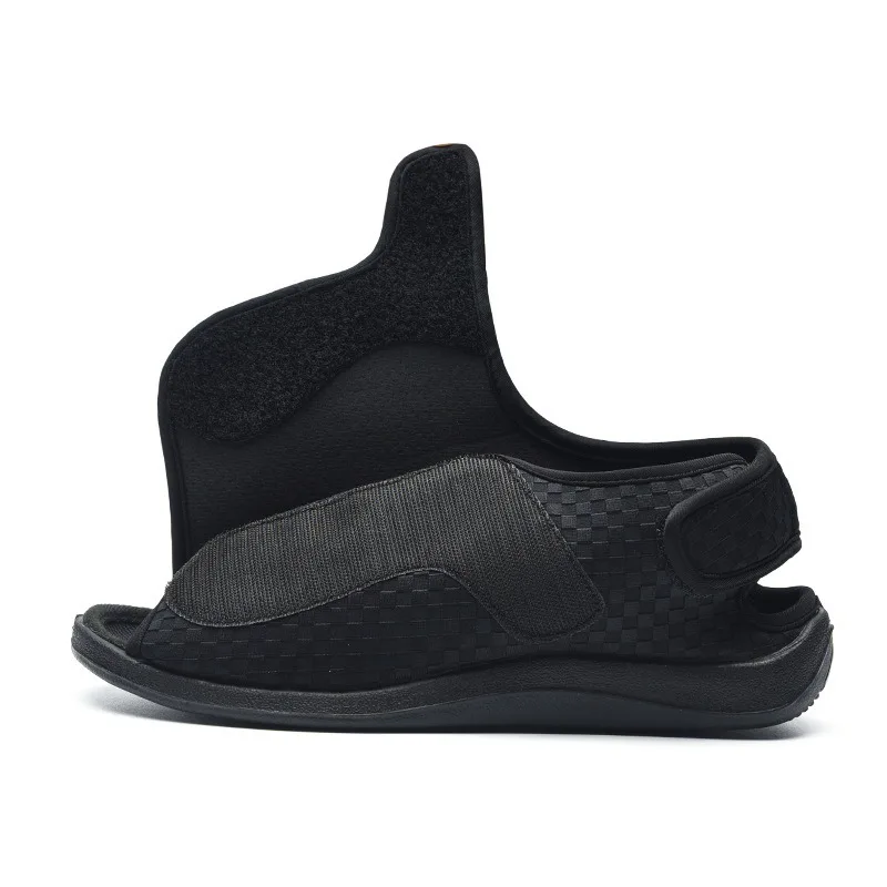 Women Men Diabetic Slippers Extra Wide Diabetic Shoes Adjustable Closure Sandals for Swollen Feet for Indoor