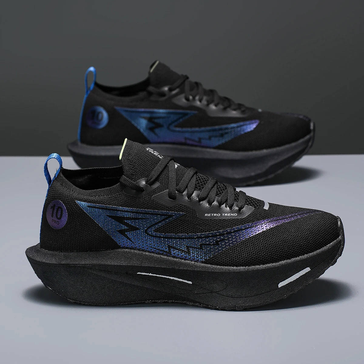 Men's Cross-Training Shoes, Low-Top Cushioned Sneakers, Comfortable Thick-Soled Lightweight Casual Walking Shoes, Stylish and Versatile, Suitable for All Seasons, Daily Outdoor Activities, Walking, Travel, Hiking, and Camping