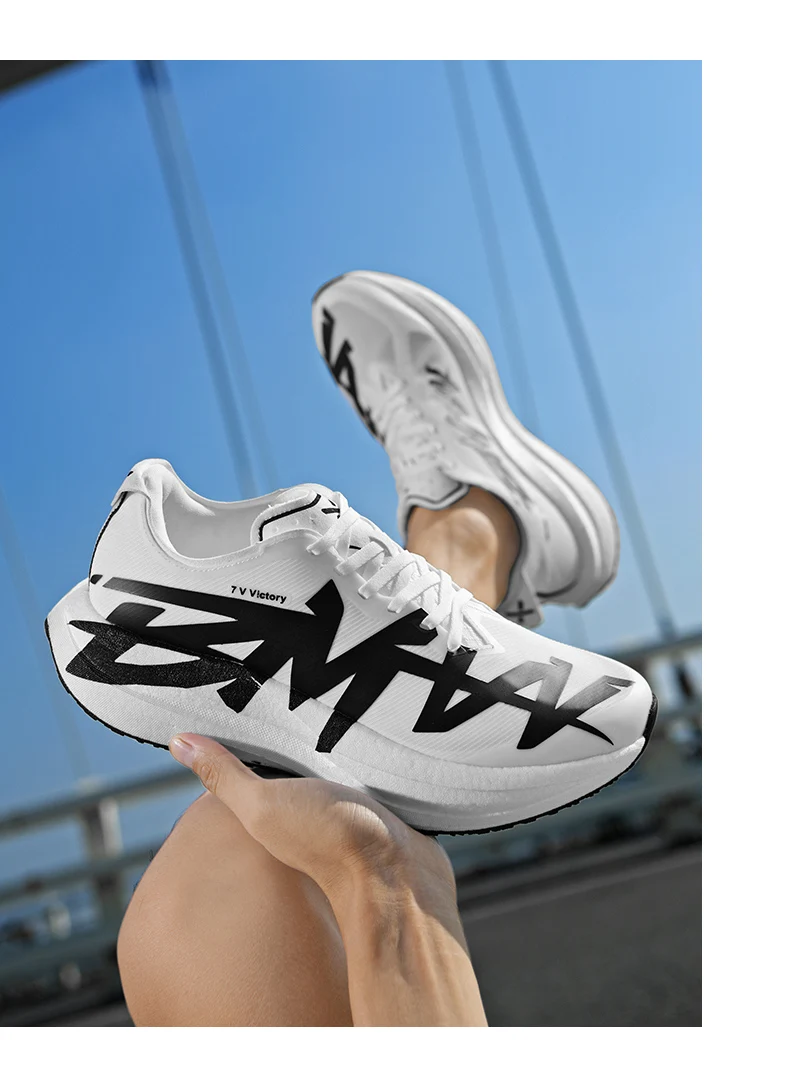 Running Shoes Men Carbon Board Marathon Sports Professional Breathable Lightweight Womens Comfortable Athletic Antislip Sneakers