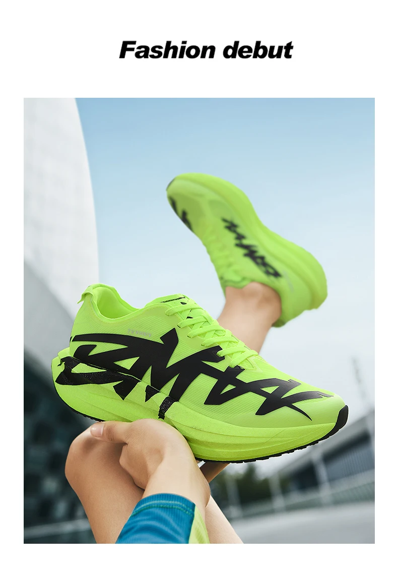 Running Shoes Men Carbon Board Marathon Sports Professional Breathable Lightweight Womens Comfortable Athletic Antislip Sneakers