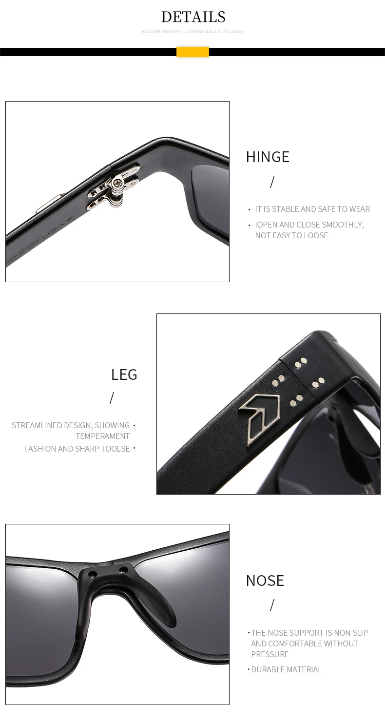 Square Sunglasses Men Women DELTA Brand Driving Sun Glasses Female Luxury Design Aluminum Magnesium Goggles UV400