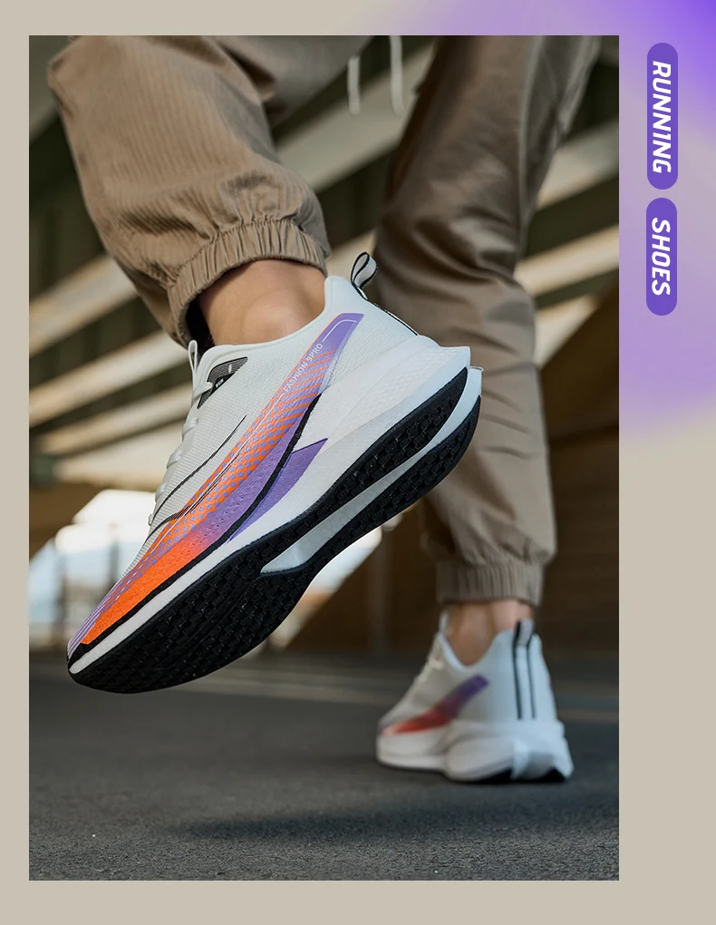 2026 New Chitu 9ro Carbon Fiber Plate Running Sneakers Lightweight Cushion Jogging Trainers Competition Sports Shoes Unisex