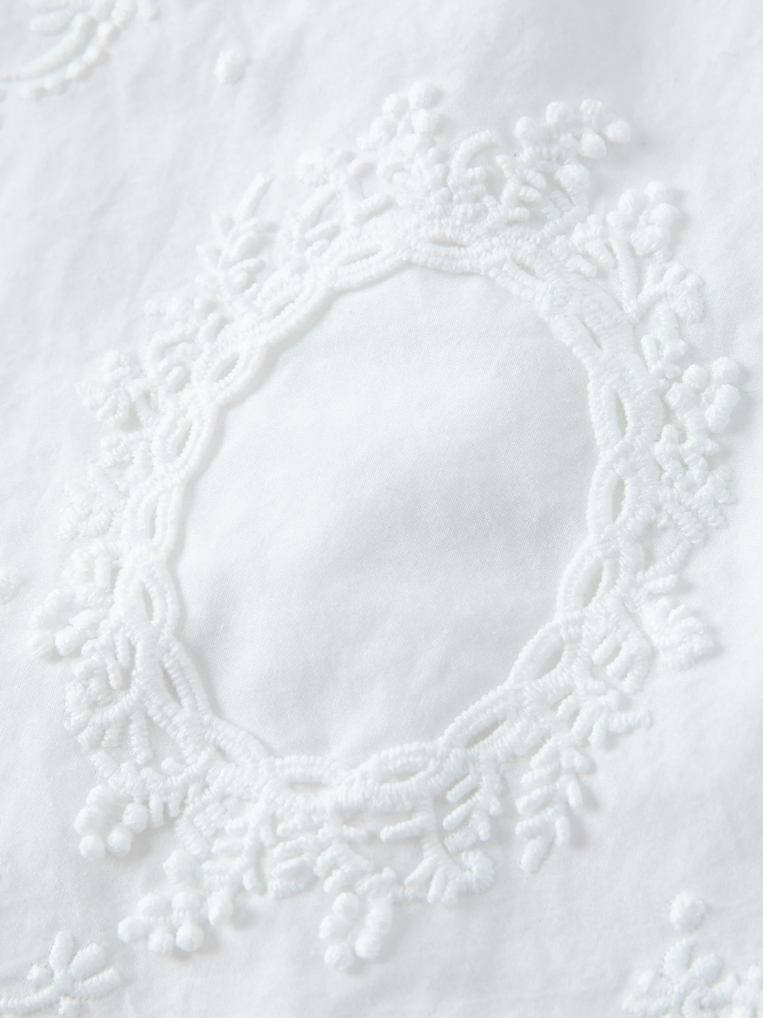FSLE【Premium Series】Women Vintage Maximalist Embroidered White Blouse Skirt Set Romantic Ruffle Sleeve Shirt Heritage Chic Style