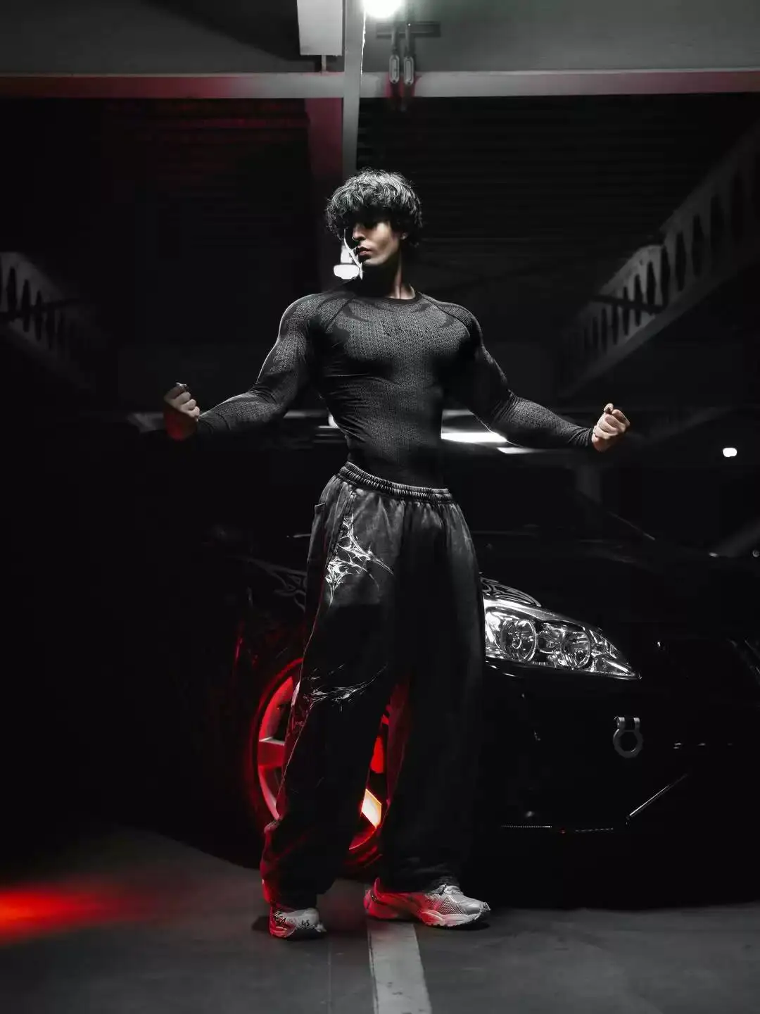 2026 Men American Tight High Stretch Long Sleeve T Shirt Muscle Fitness Sports Gym Training Athletic Top Long Sleeve Fitness