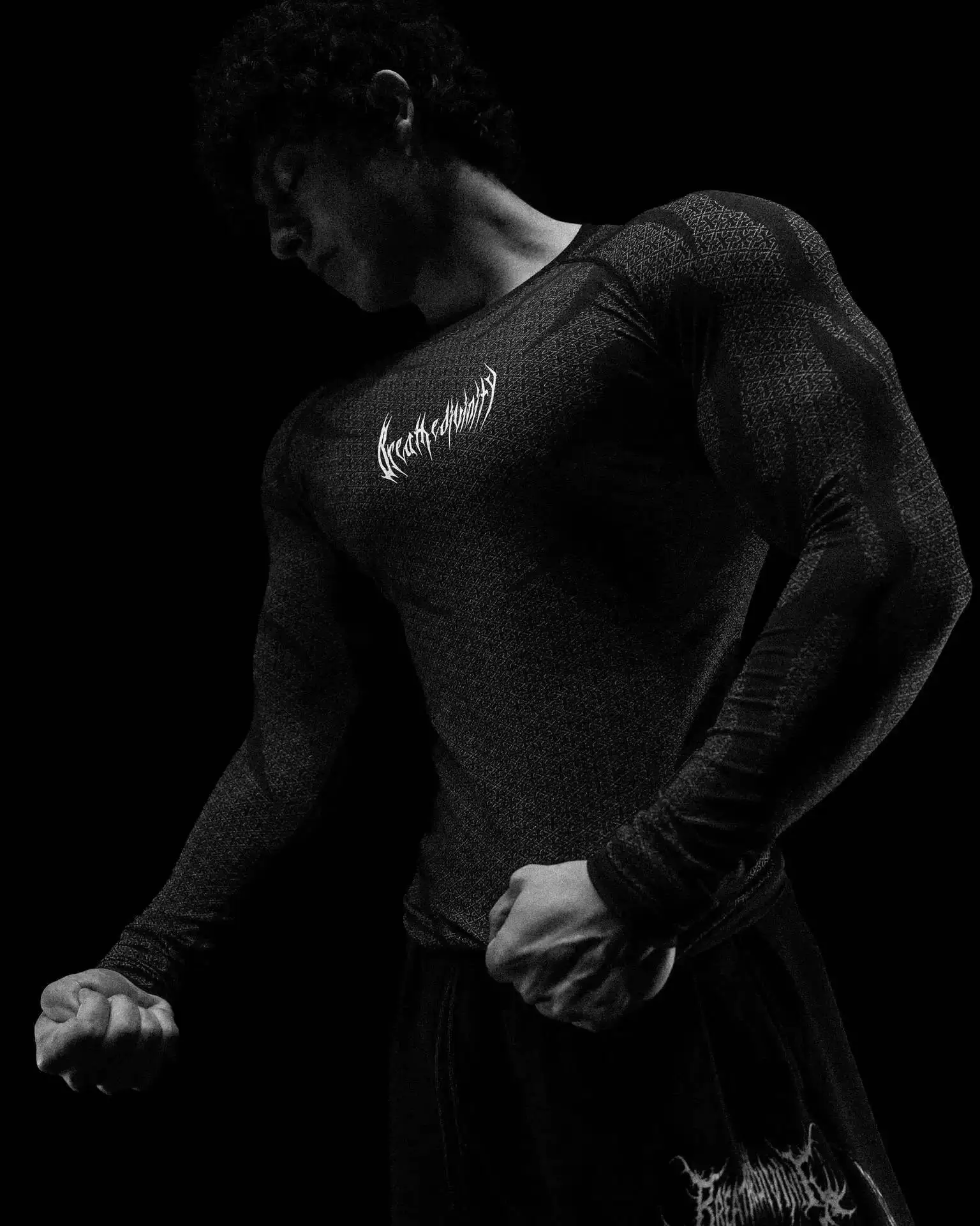 2026 Men American Tight High Stretch Long Sleeve T Shirt Muscle Fitness Sports Gym Training Athletic Top Long Sleeve Fitness