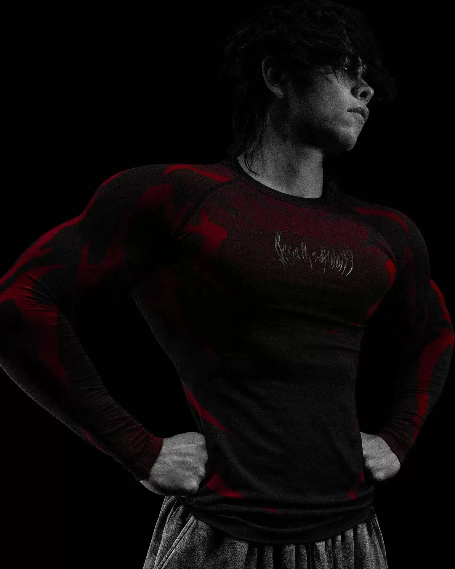 2026 Men American Tight High Stretch Long Sleeve T Shirt Muscle Fitness Sports Gym Training Athletic Top Long Sleeve Fitness