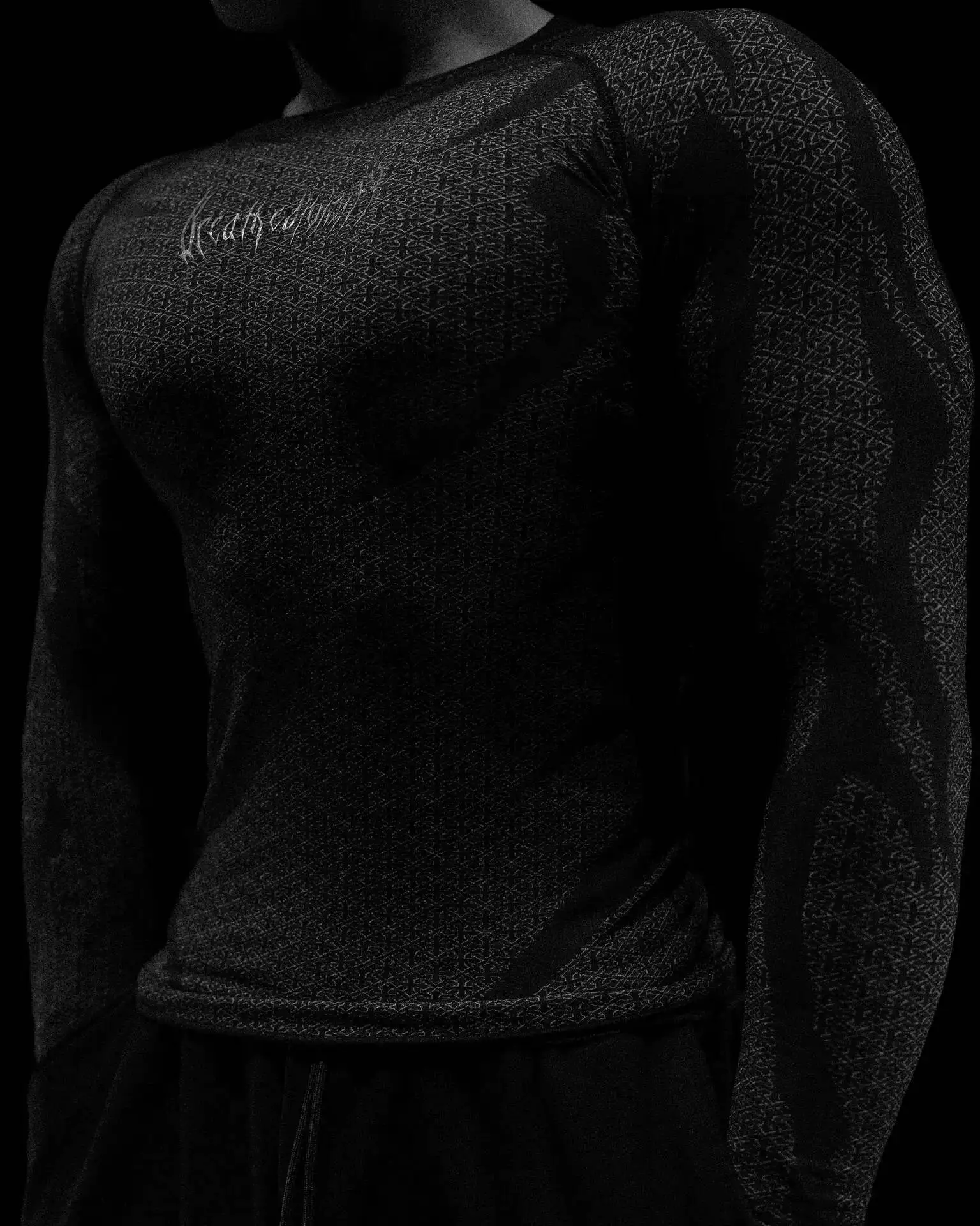 2026 Men American Tight High Stretch Long Sleeve T Shirt Muscle Fitness Sports Gym Training Athletic Top Long Sleeve Fitness