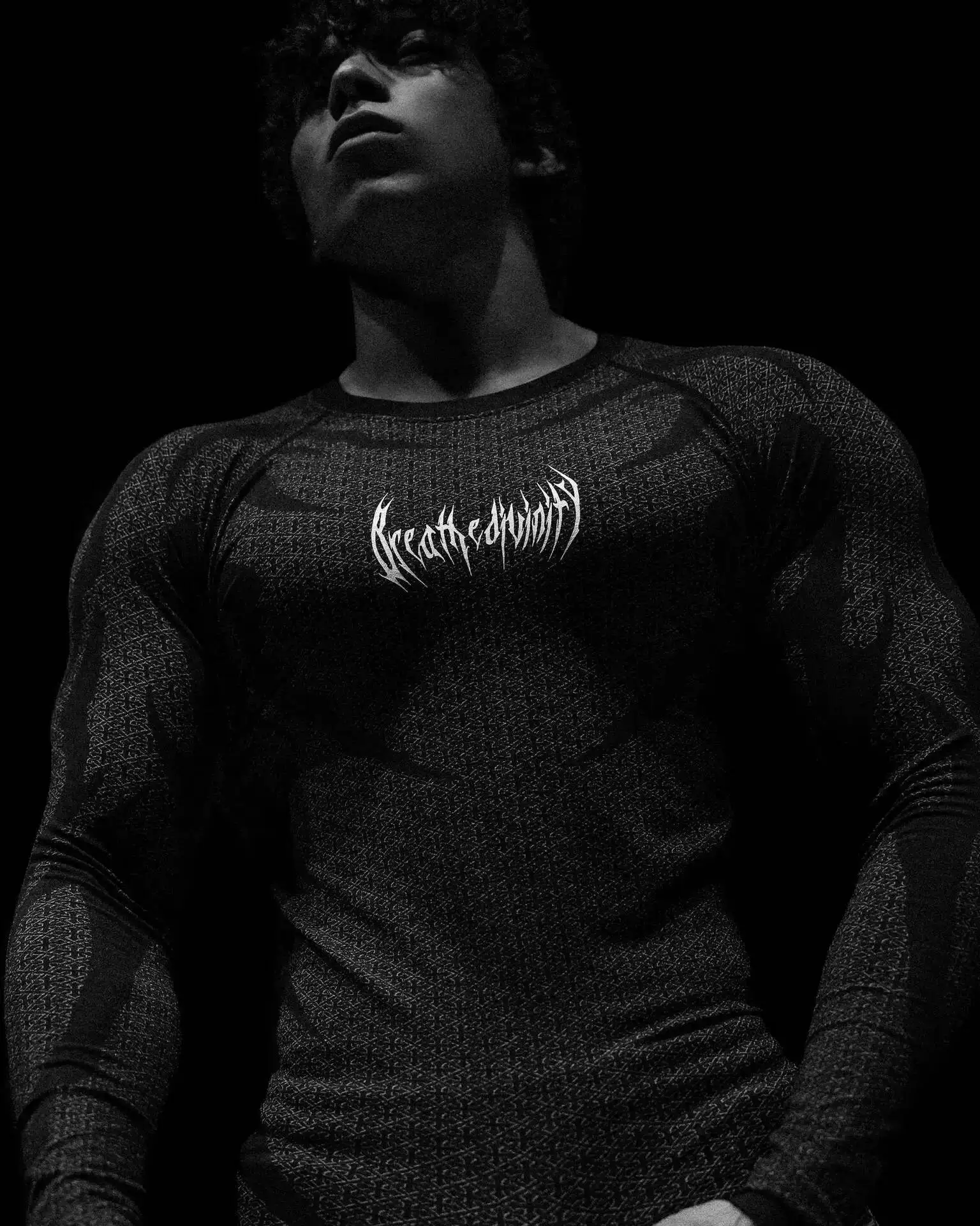 2026 Men American Tight High Stretch Long Sleeve T Shirt Muscle Fitness Sports Gym Training Athletic Top Long Sleeve Fitness