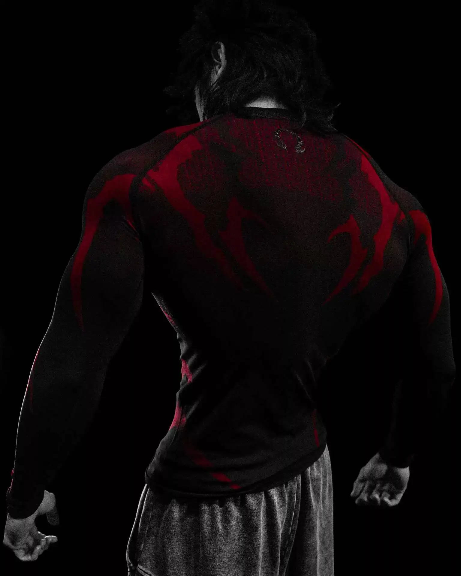 2026 Men American Tight High Stretch Long Sleeve T Shirt Muscle Fitness Sports Gym Training Athletic Top Long Sleeve Fitness