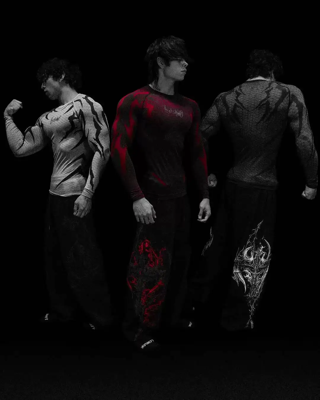 2026 Men American Tight High Stretch Long Sleeve T Shirt Muscle Fitness Sports Gym Training Athletic Top Long Sleeve Fitness