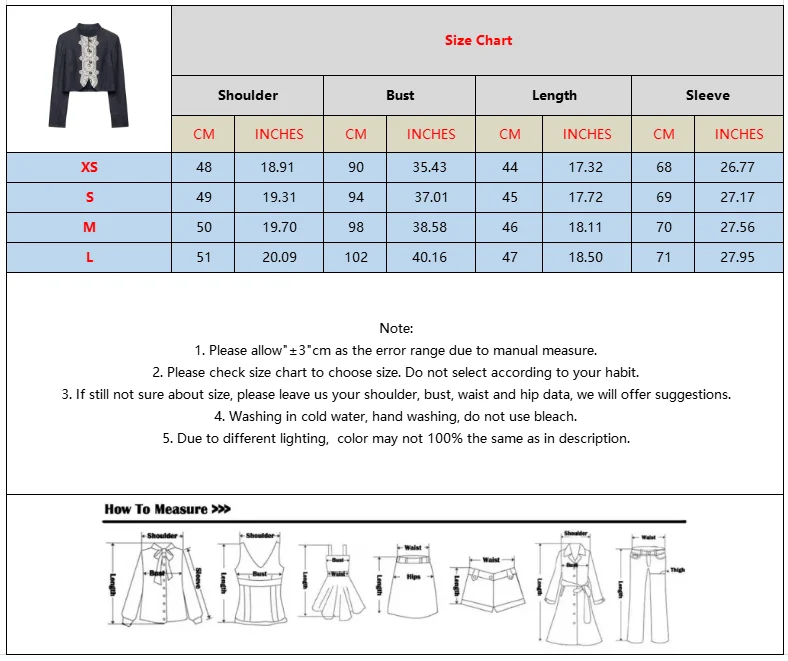 BSAY 2026 Fashion Women Lace Spliced  Cropped Jacket Mandarin Collar Metal Button Long Sleeve Vintage Elegant Short Outerwear