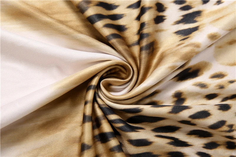 Sisterlinda Woman Long Dress Leopard Print Trend Sexy Fashion Lace-Up Halter Backless Shape Waist Ruffles Hem Elegant Vestidos