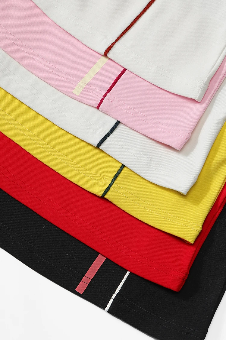 ELFSACK Assorted Jersey Style T-shirts, Sporty Number Print Tees, Slim V-neck Short Sleeve Tops for Women